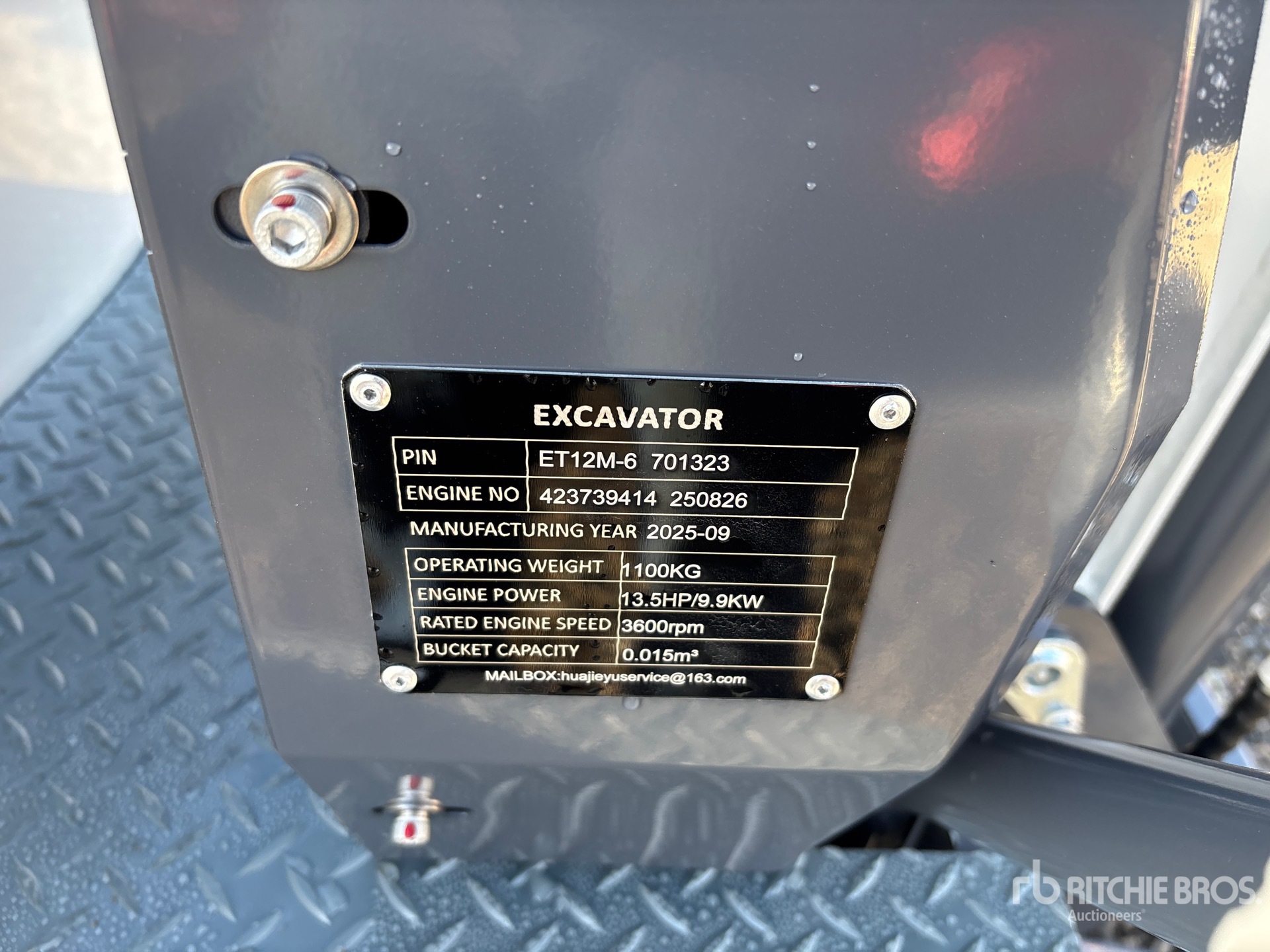 General Appearance with N.º de serie/VIN