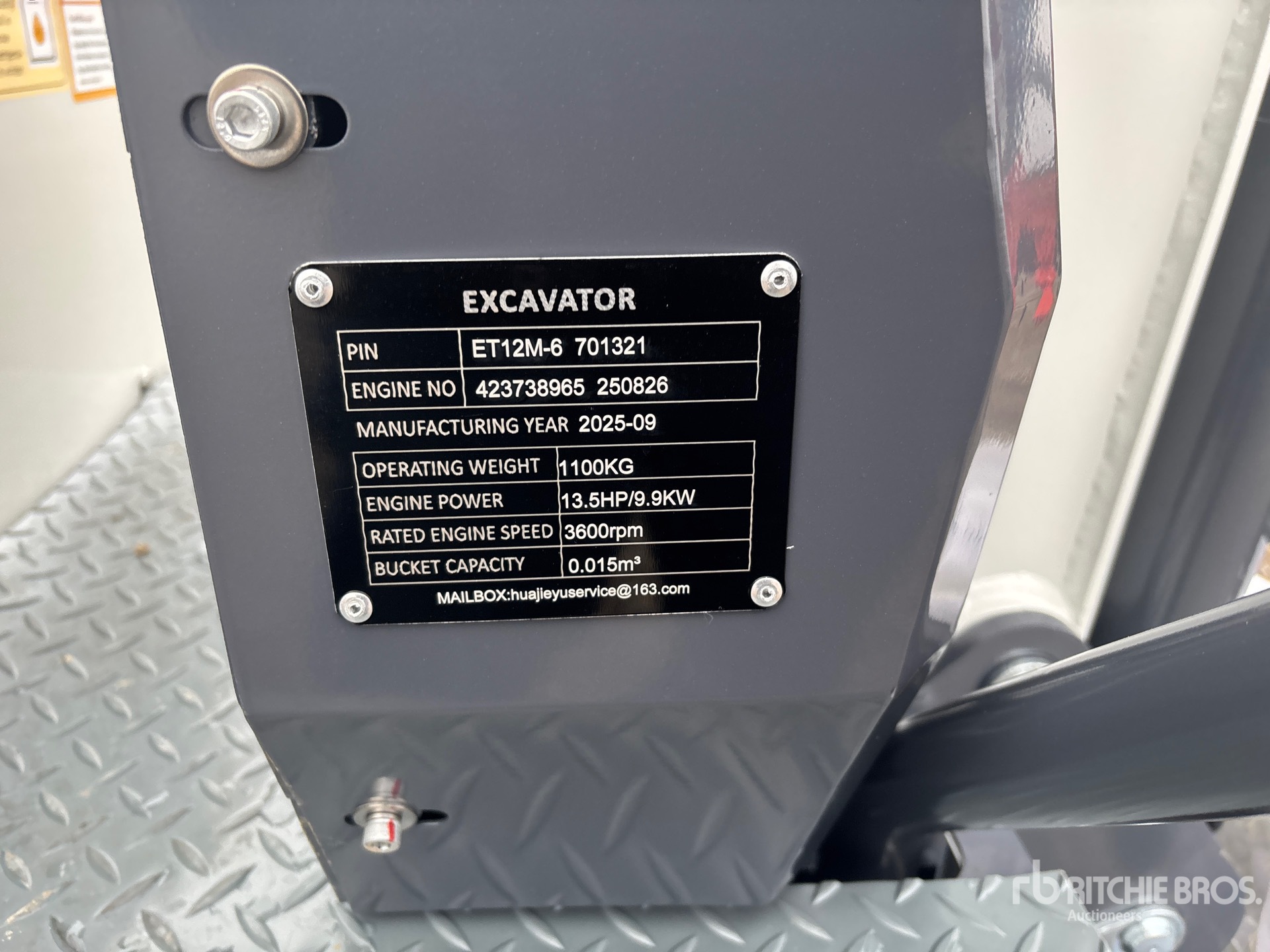 General Appearance with N.º de serie/VIN