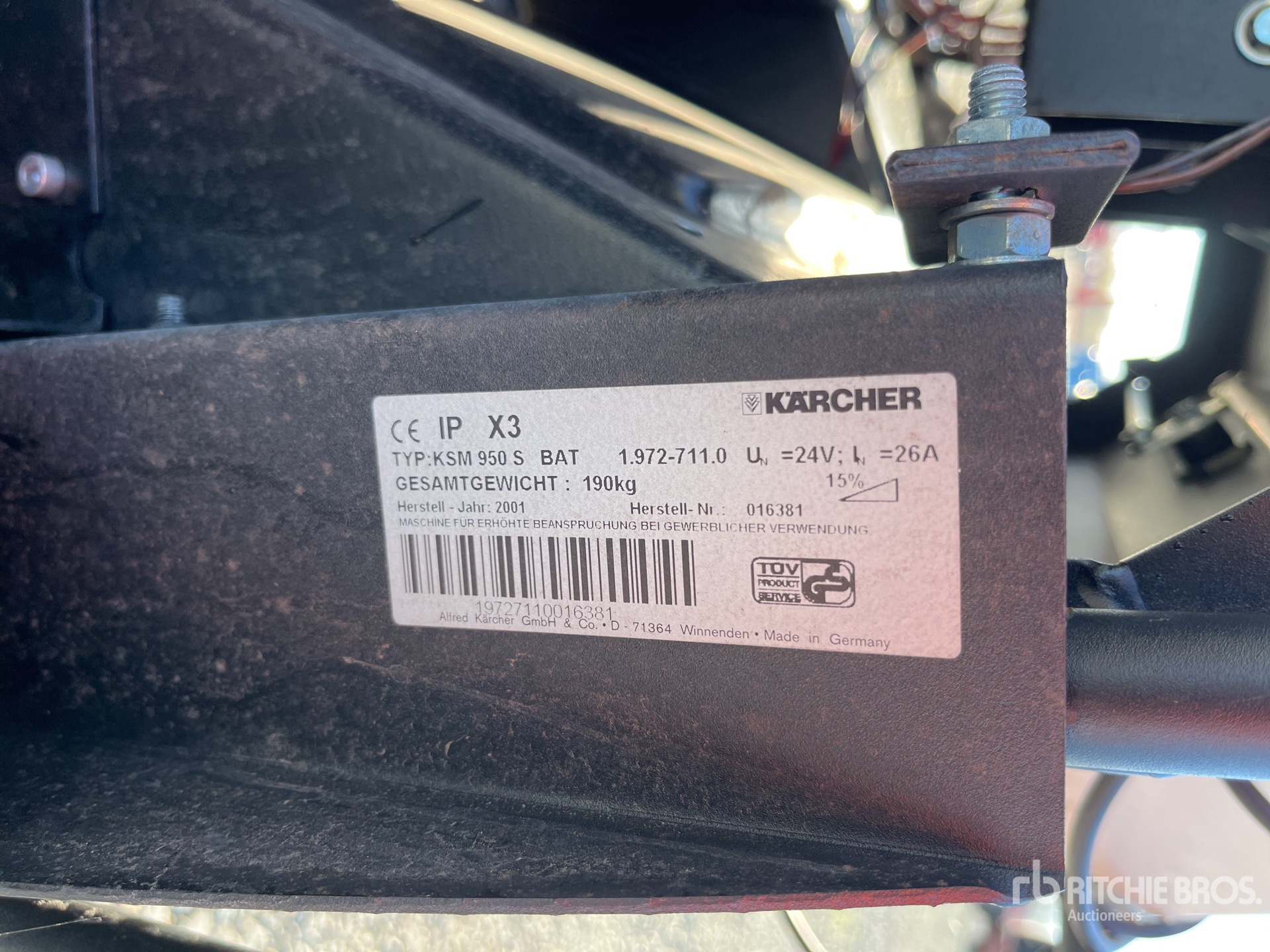 General Appearance with Numer seryjny/numer identyfikacyjny pojazdu