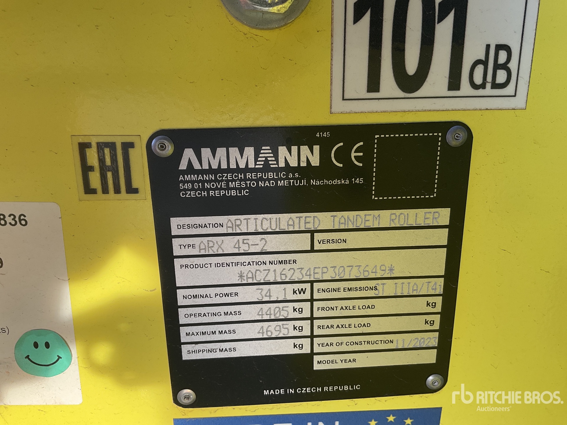 General Appearance with Numero seriale/numero d’identificazione del veicolo (VIN)