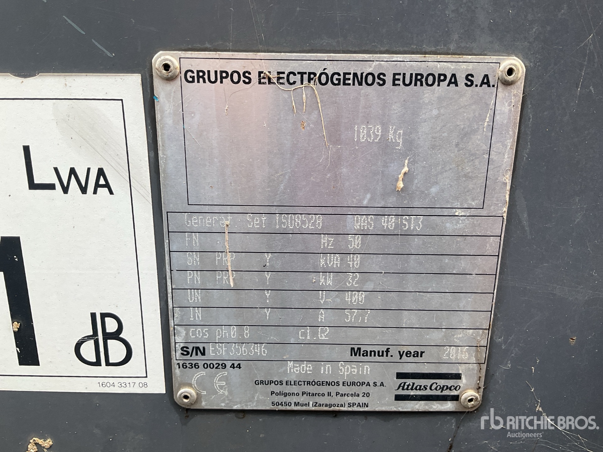 General Appearance with Seriennummer / FIN