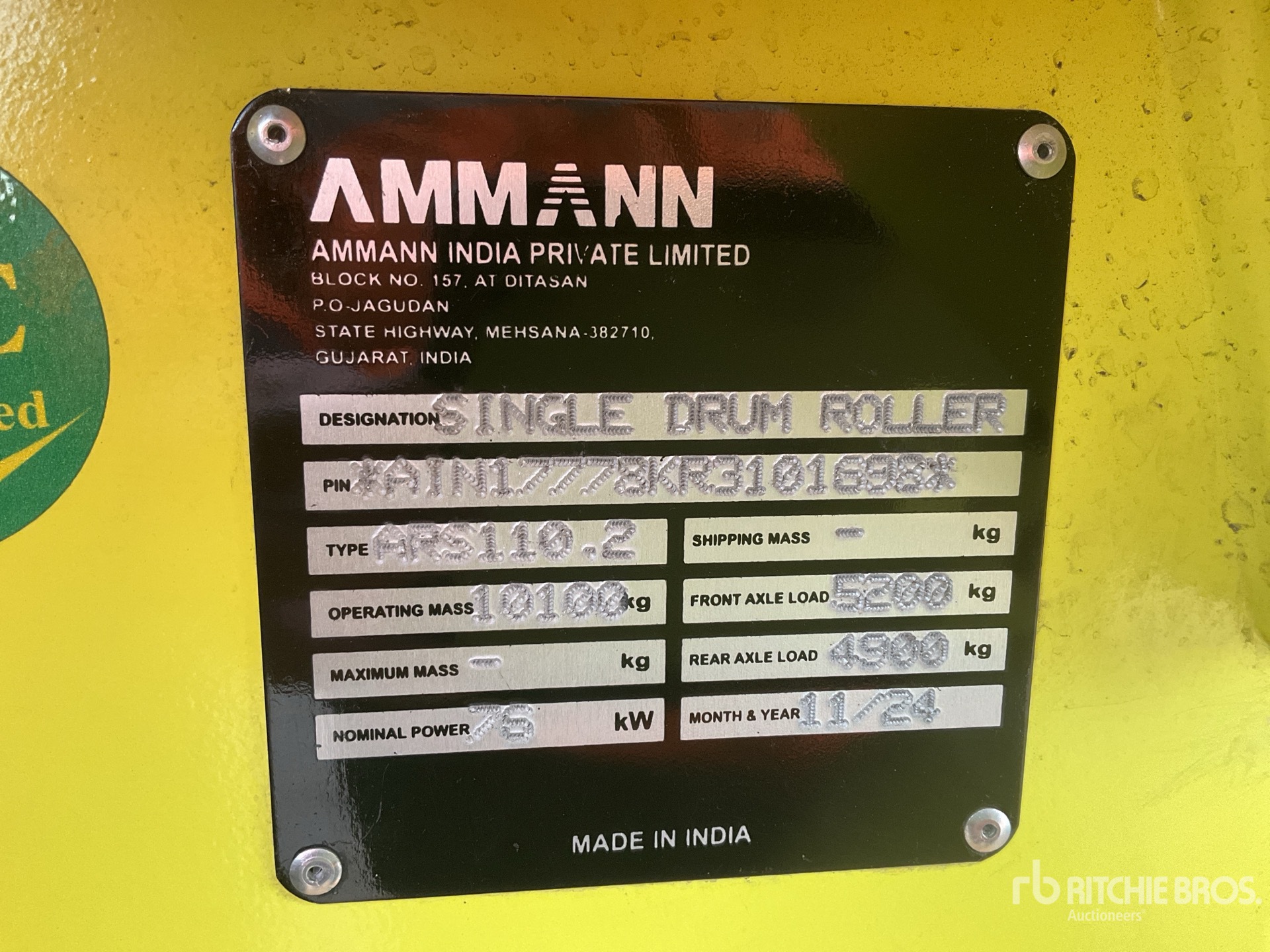 General Appearance with Numéro de série/Numéro d'identification du véhicule automobile
