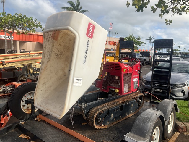 Toro MBTX2500-68138 Stand-On Concrete Buggy w/ T/A Trailer (Inoperable)