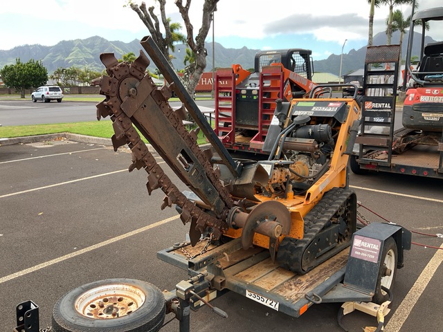 Barreto E2036RTKH-6MS Walk Behind Trencher w/ Barreto Trailer