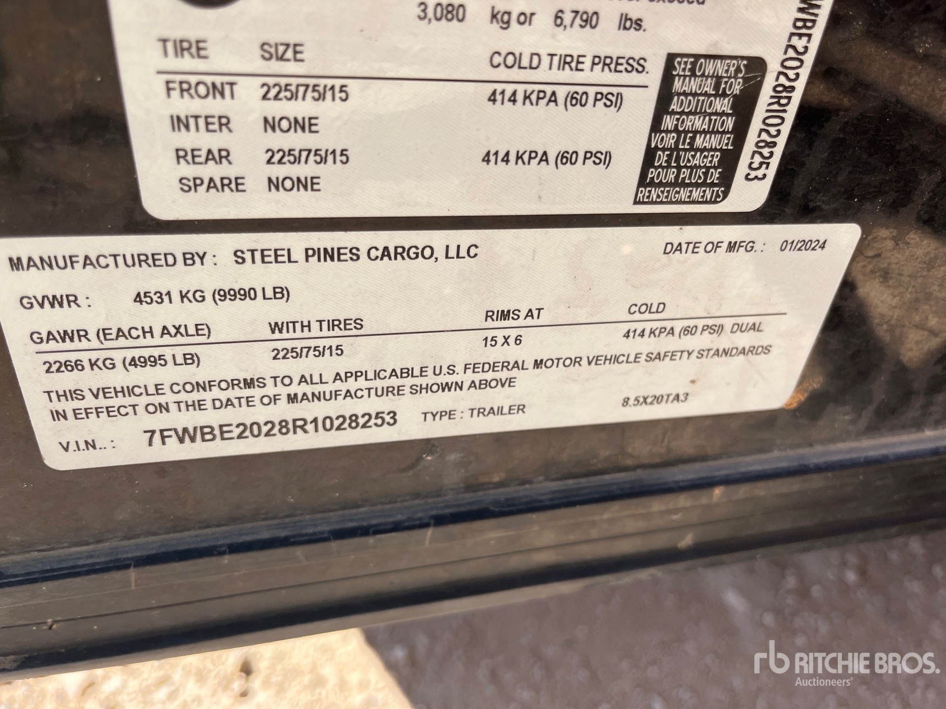 General Appearance with Seriennummer / FIN