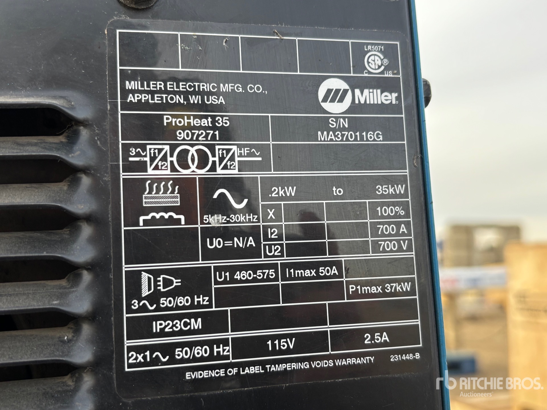 General Appearance with Numer seryjny/numer identyfikacyjny pojazdu