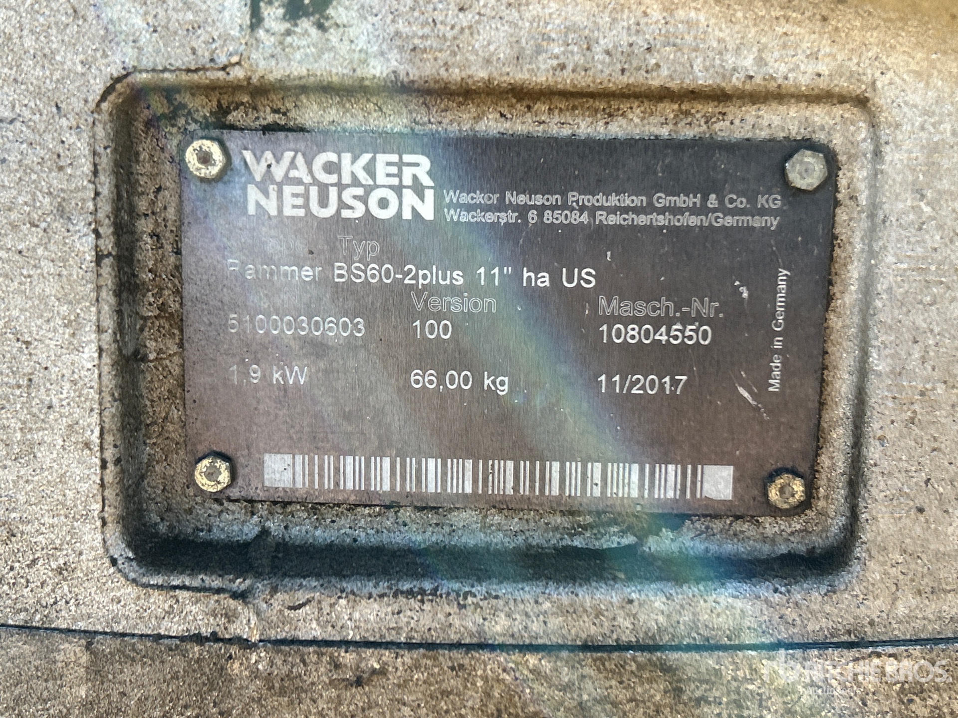 General Appearance with Seriennummer / FIN