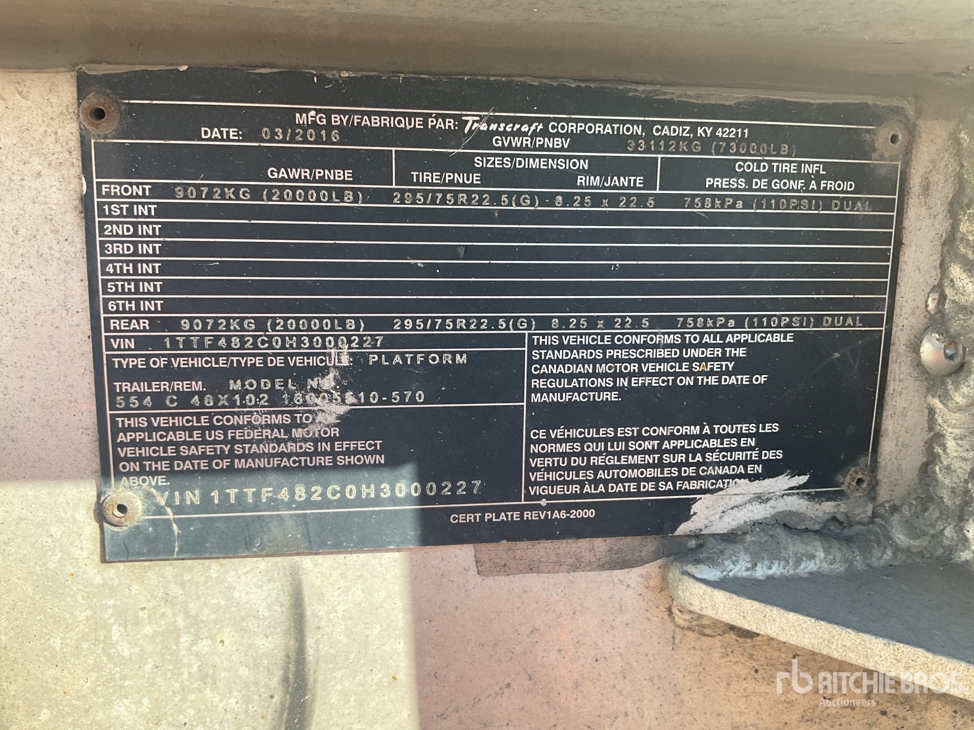 General Appearance with Seriennummer / FIN