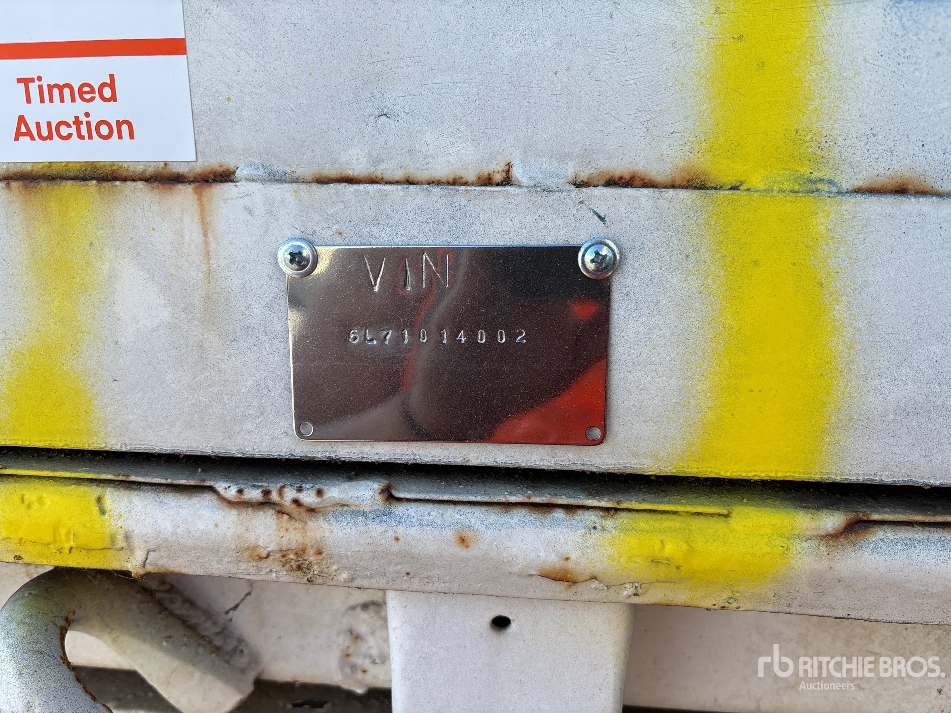 General Appearance with N.º de serie/VIN