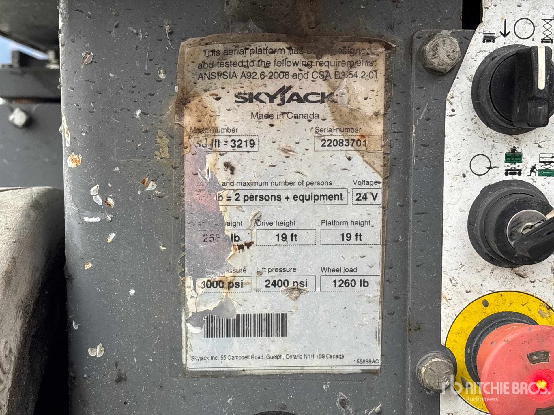 General Appearance with Numéro de série/Numéro d'identification du véhicule automobile