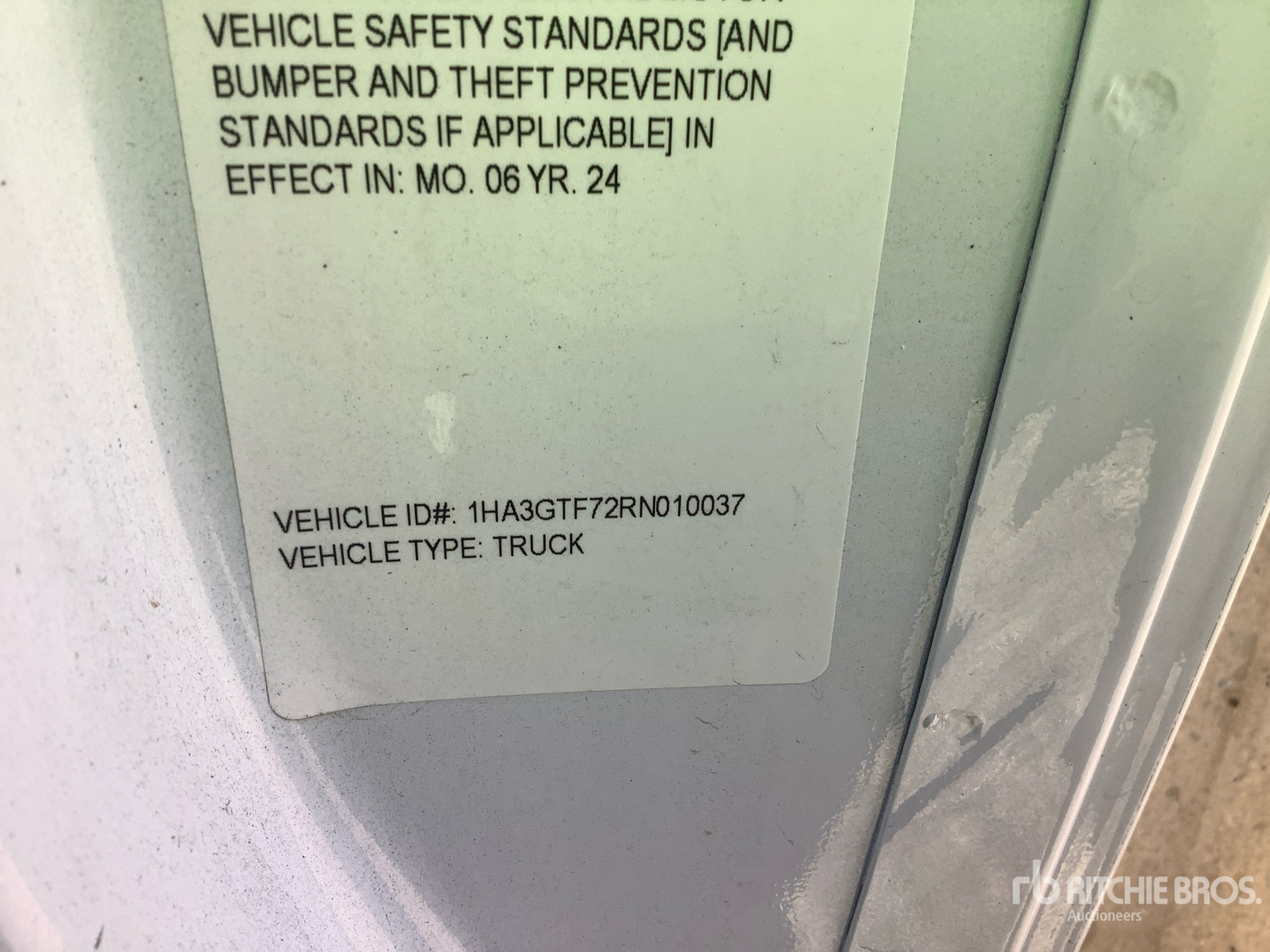 General Appearance with Second Serial Number/VIN Photo