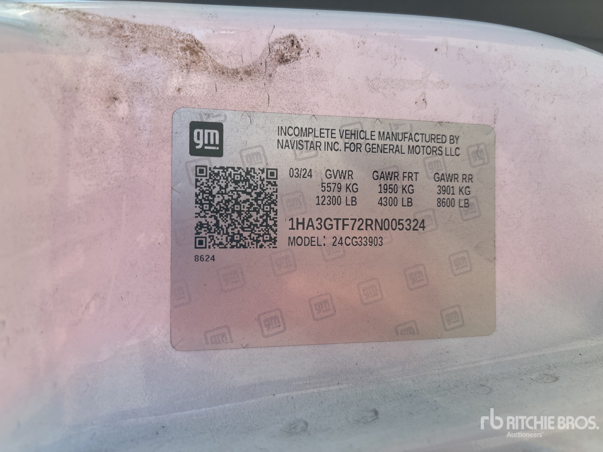 General Appearance with Numero seriale/numero d’identificazione del veicolo (VIN)