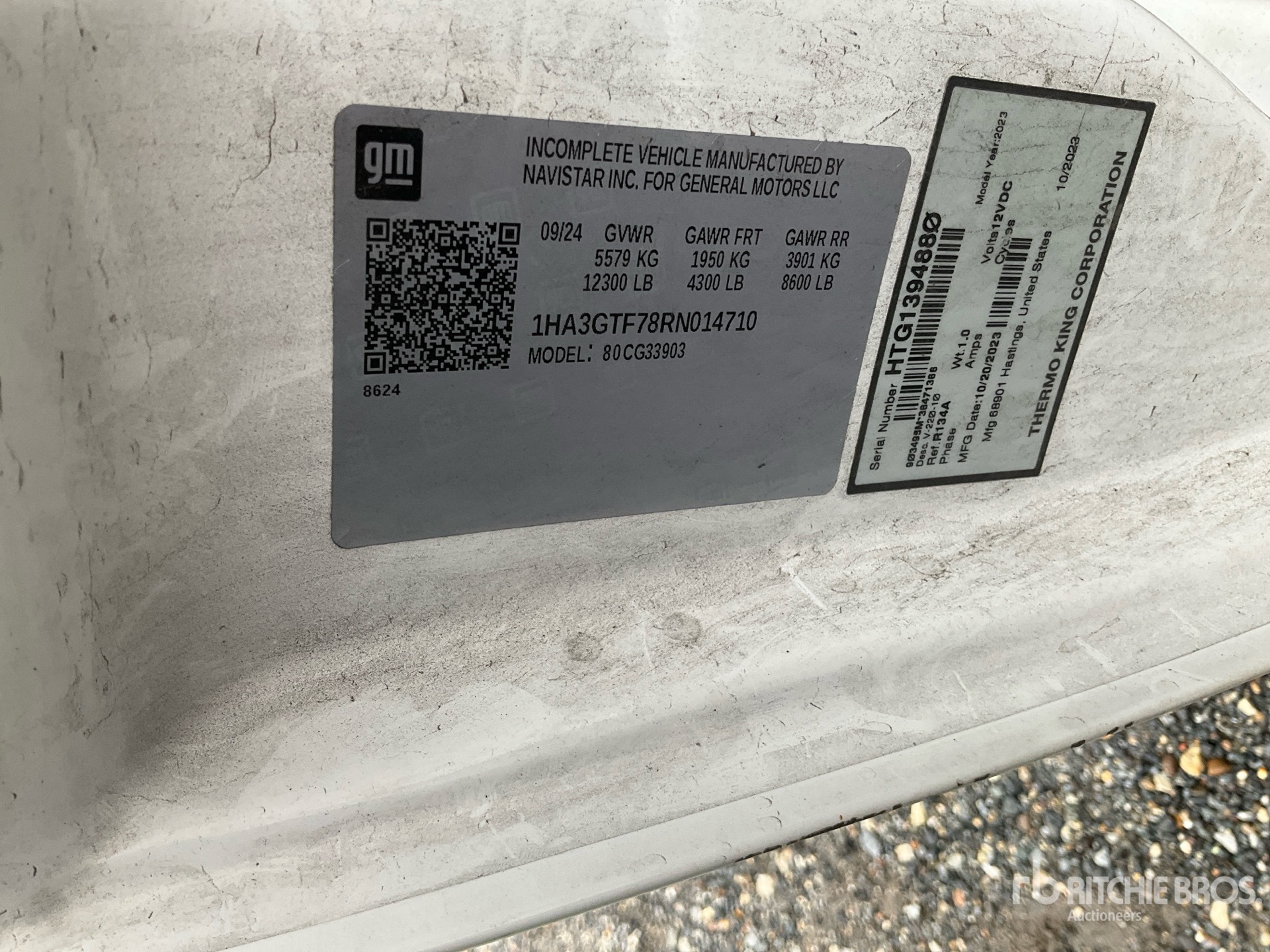 General Appearance with Second Serial Number/VIN Photo