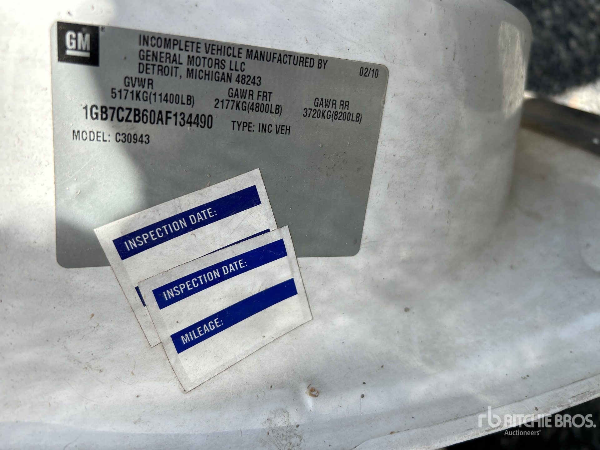General Appearance with Second Serial Number/VIN Photo