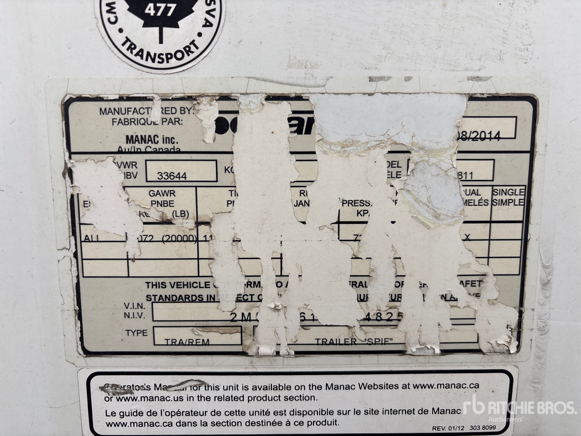Aspect général with Numéro de série/Numéro d'identification du véhicule automobile