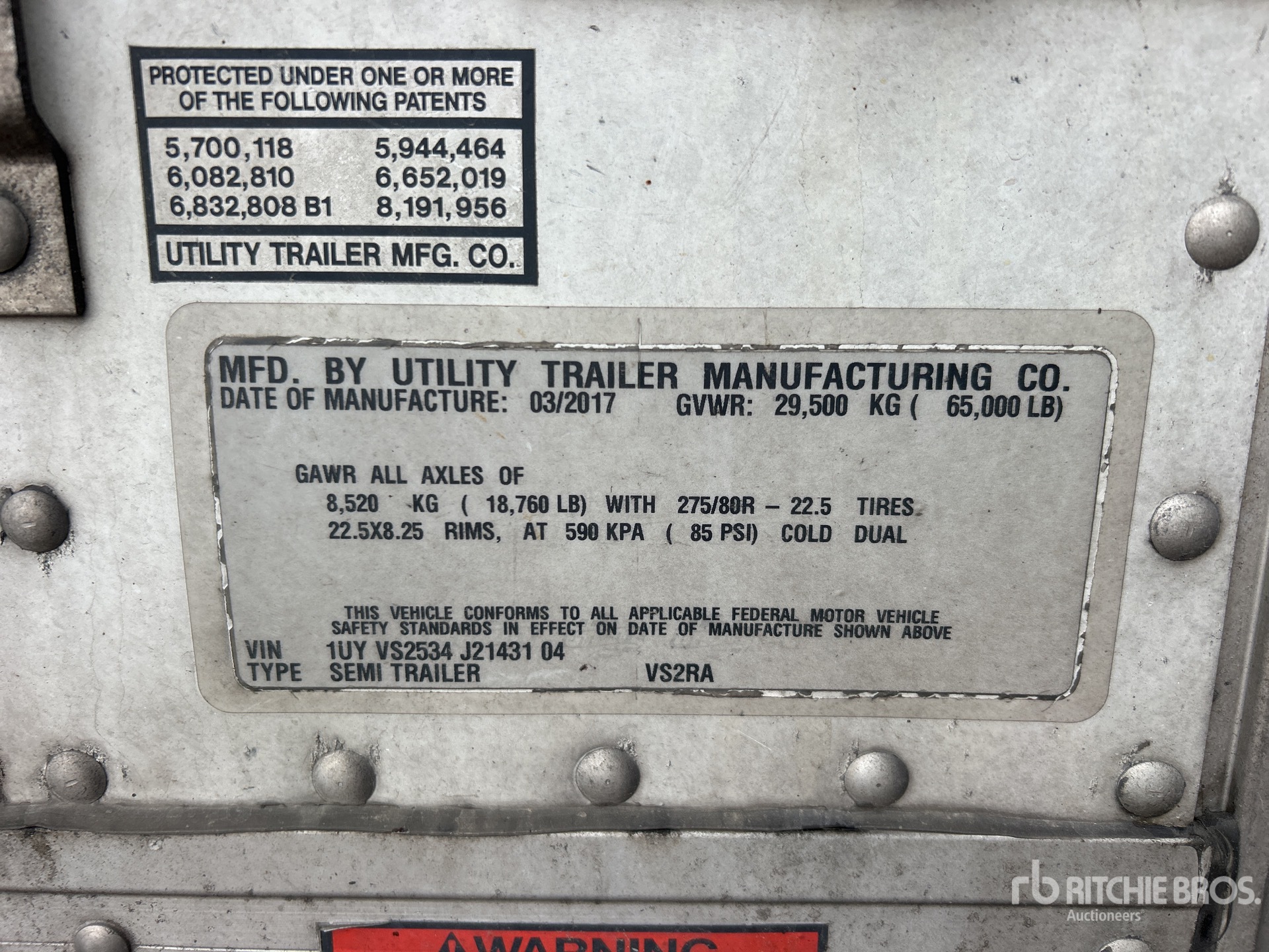 General Appearance with Seriennummer / FIN