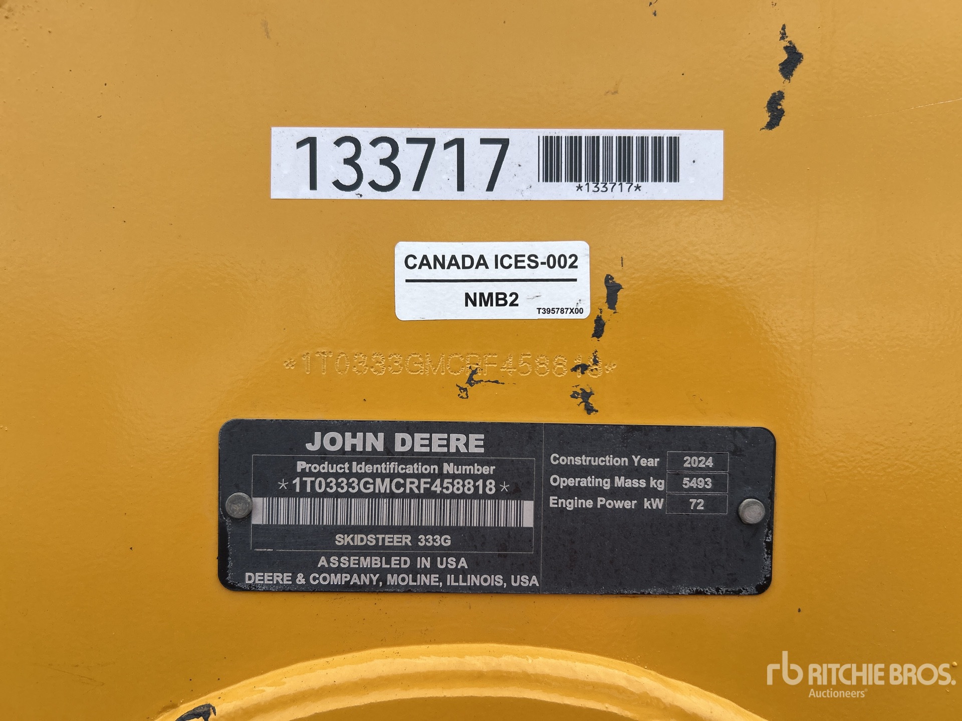 General Appearance with Seriennummer / FIN