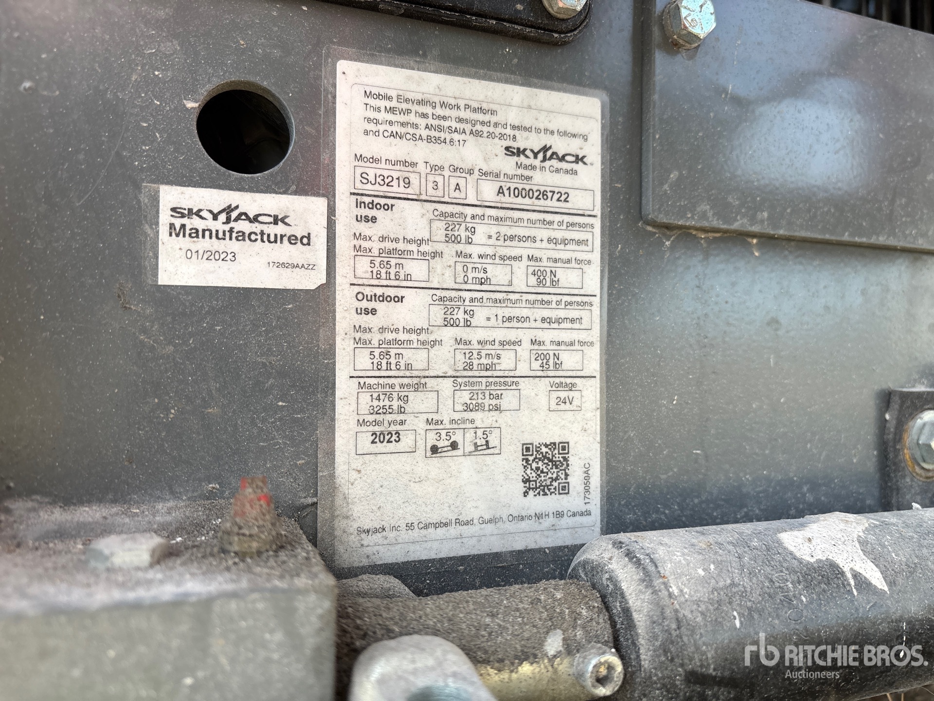 General Appearance with Numéro de série/Numéro d'identification du véhicule automobile