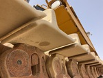 Undercarriage with Left Track Pads