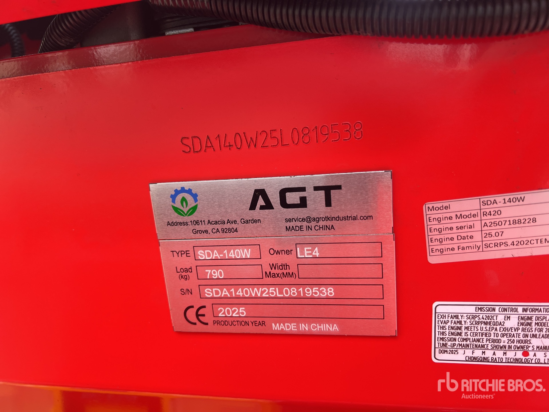 General Appearance with Seriennummer / FIN