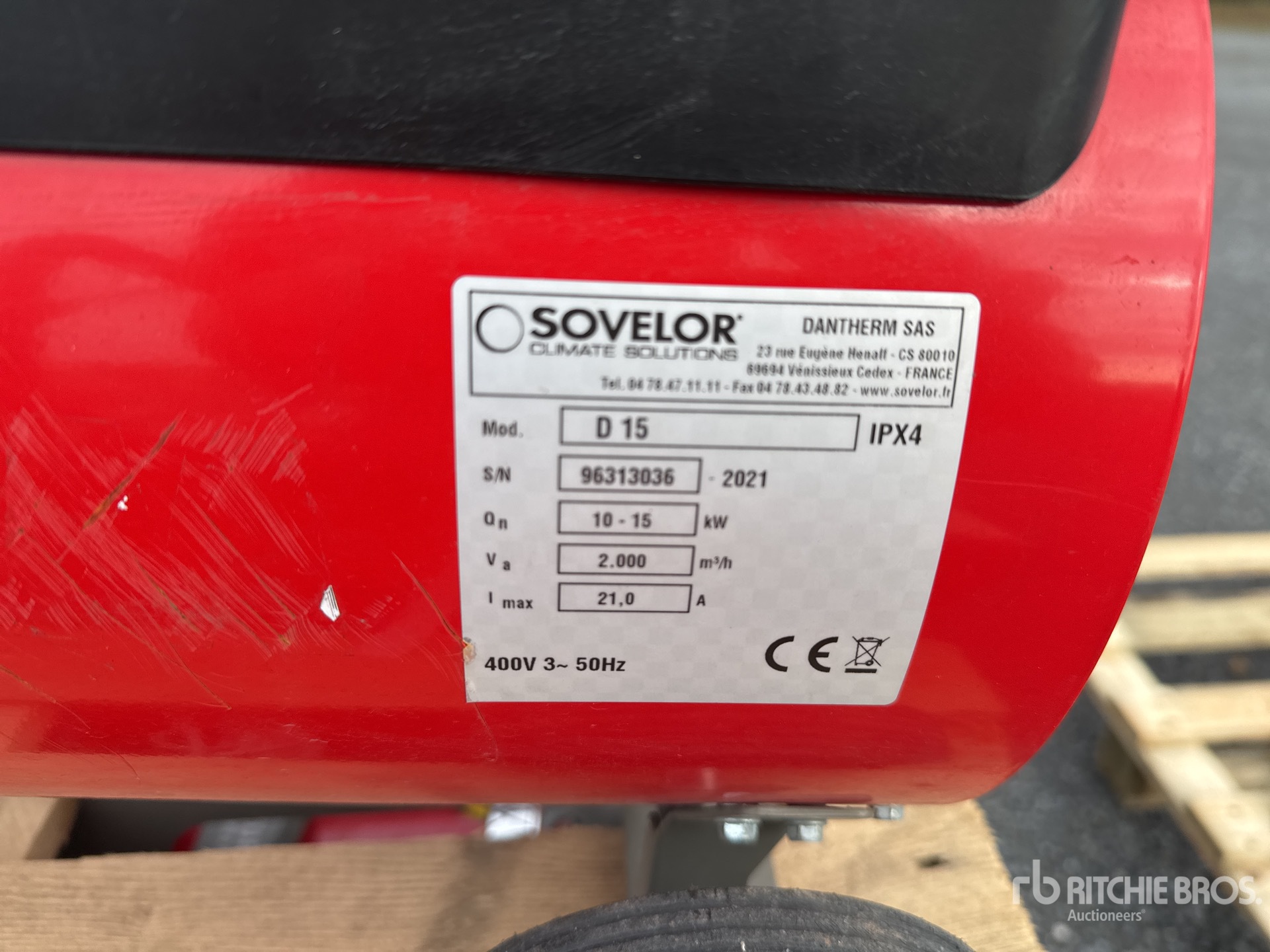 General Appearance with Unit Serial Number