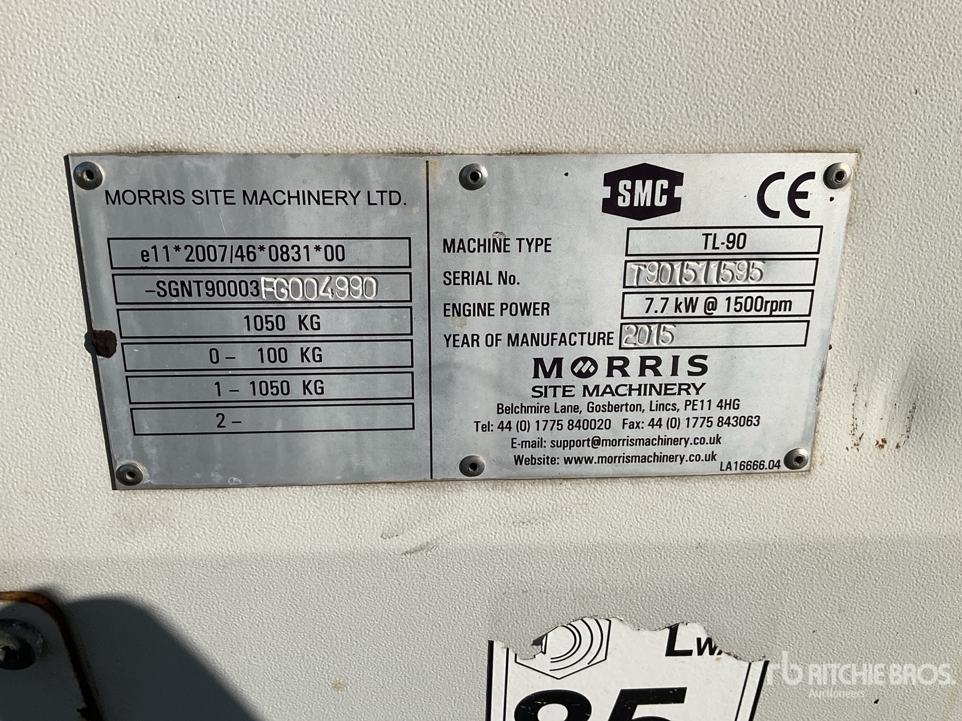 General Appearance with Numéro de série/Numéro d'identification du véhicule automobile