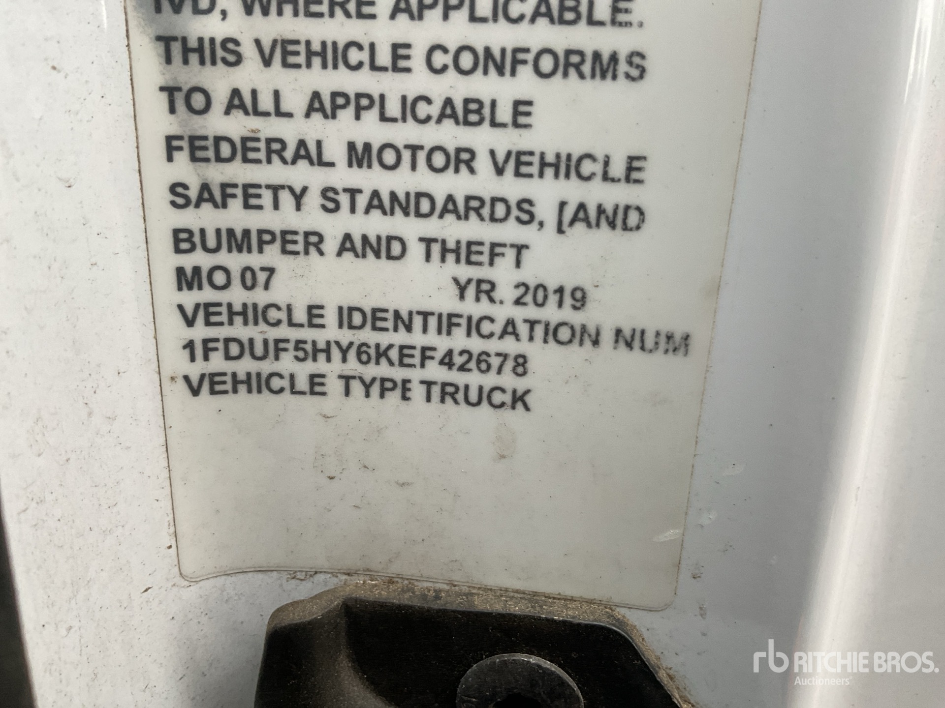 General Appearance with Second Serial Number/VIN Photo