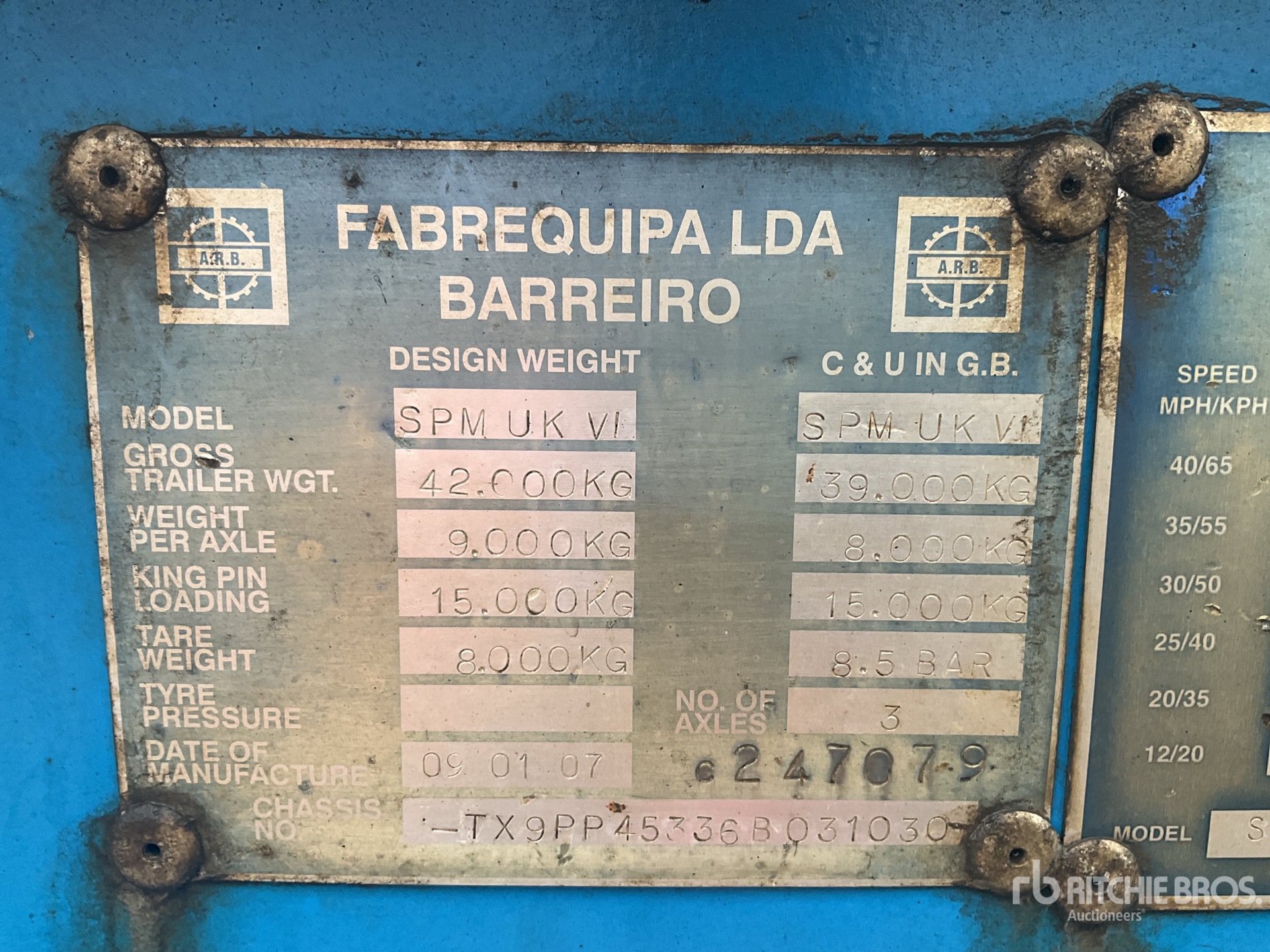 General Appearance with Numéro de série/Numéro d'identification du véhicule automobile