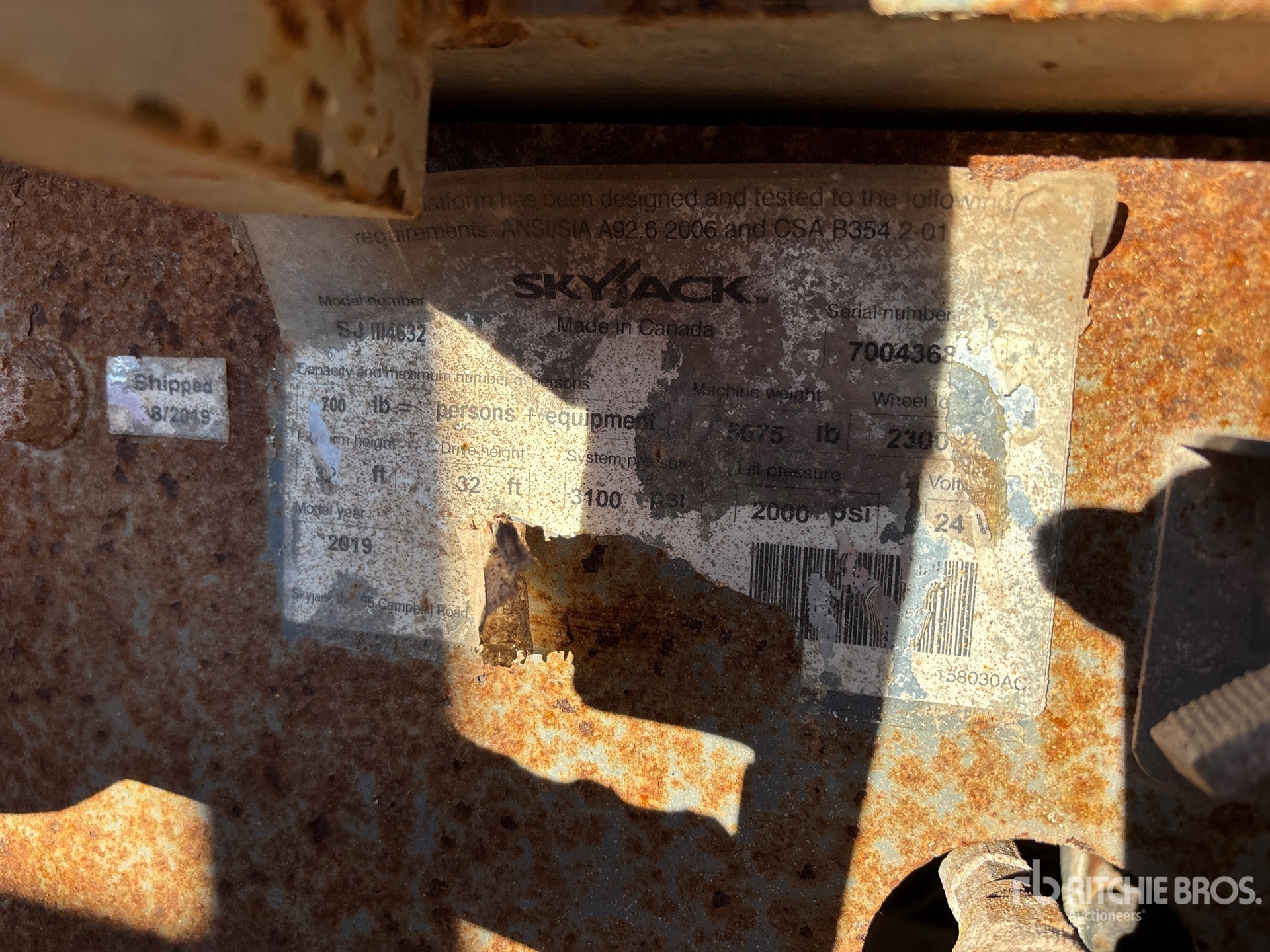 General Appearance with Seriennummer / FIN