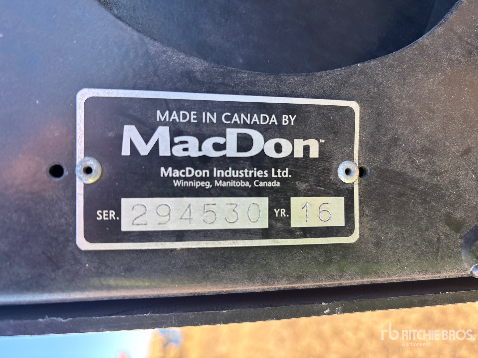 General Appearance with N.º de serie/VIN