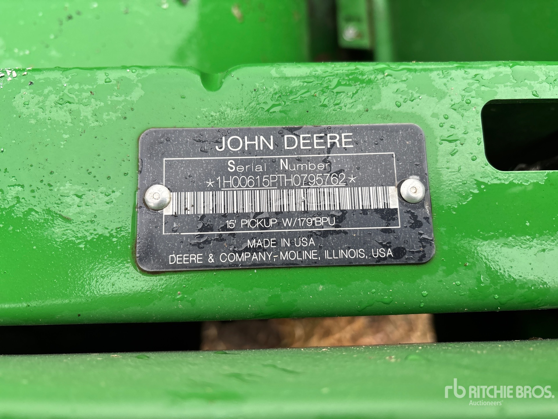 General Appearance with N.º de serie/VIN