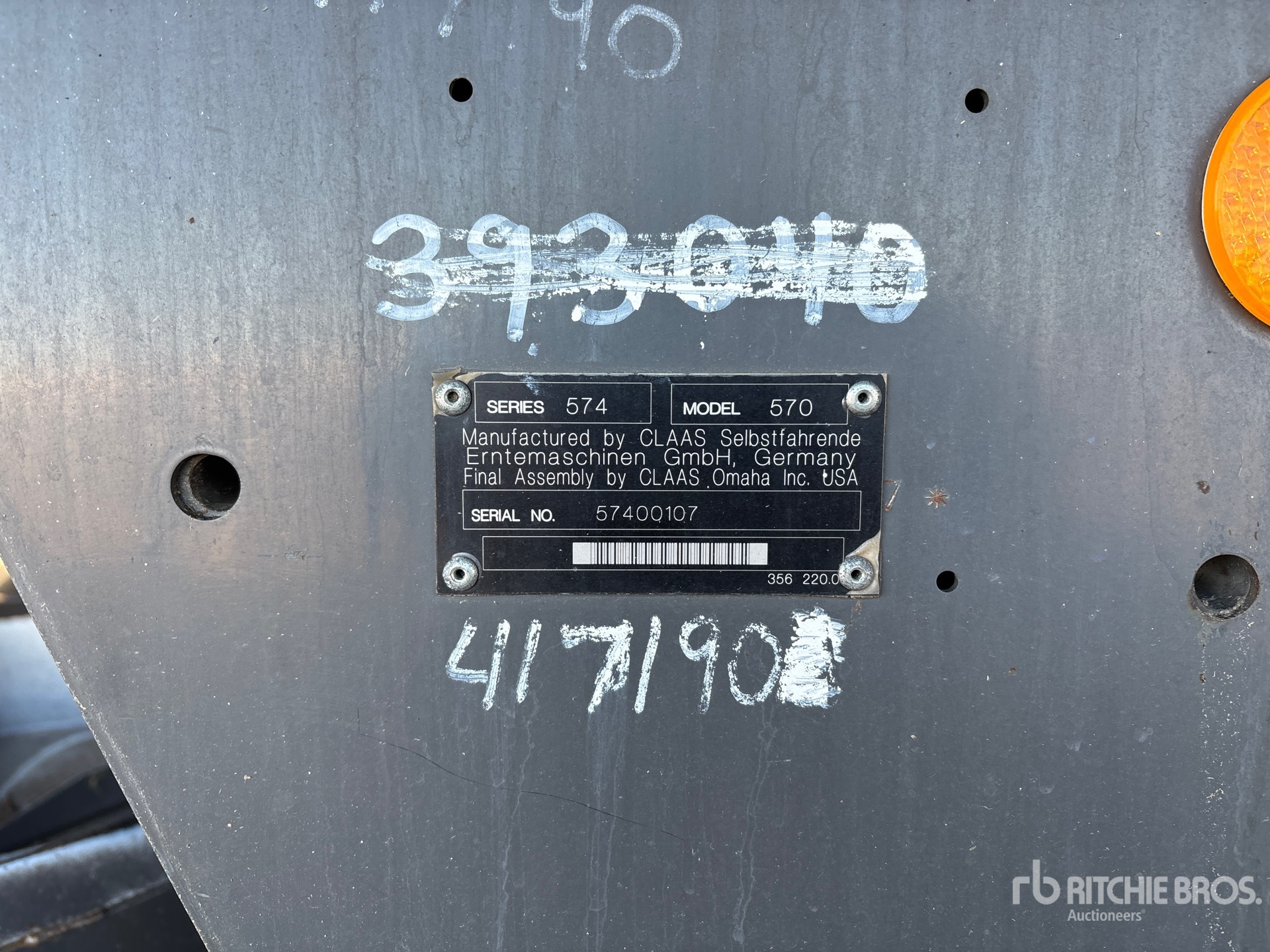 General Appearance with Seriennummer / FIN