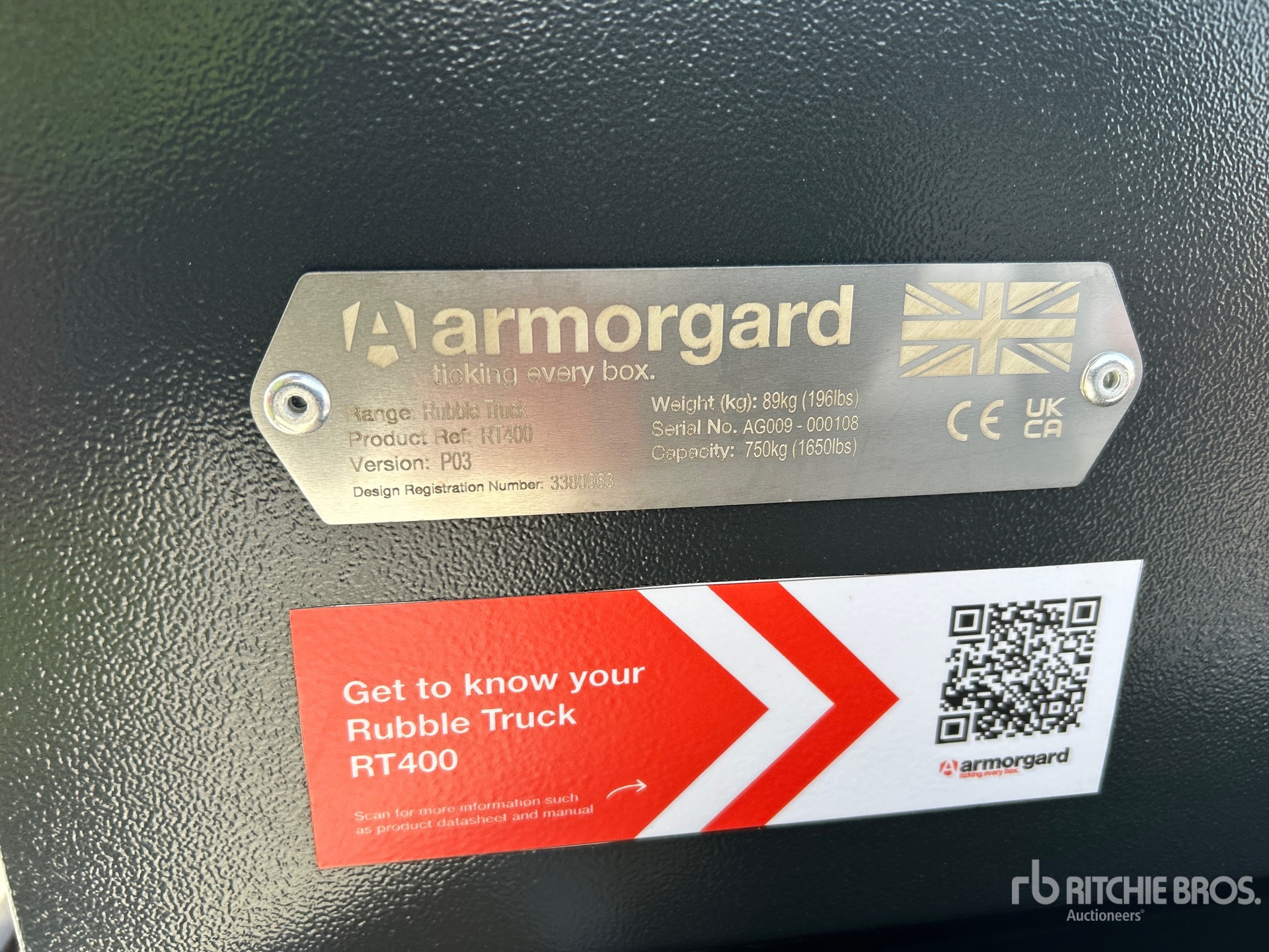 General Appearance with Numéro de série/Numéro d'identification du véhicule automobile