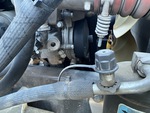 Engine with A/C Compressor
