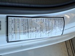 General Appearance with Motor Vehicle Safety Standards Label