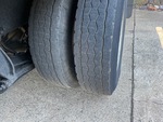 Underbody with Left Rear Drive Tires