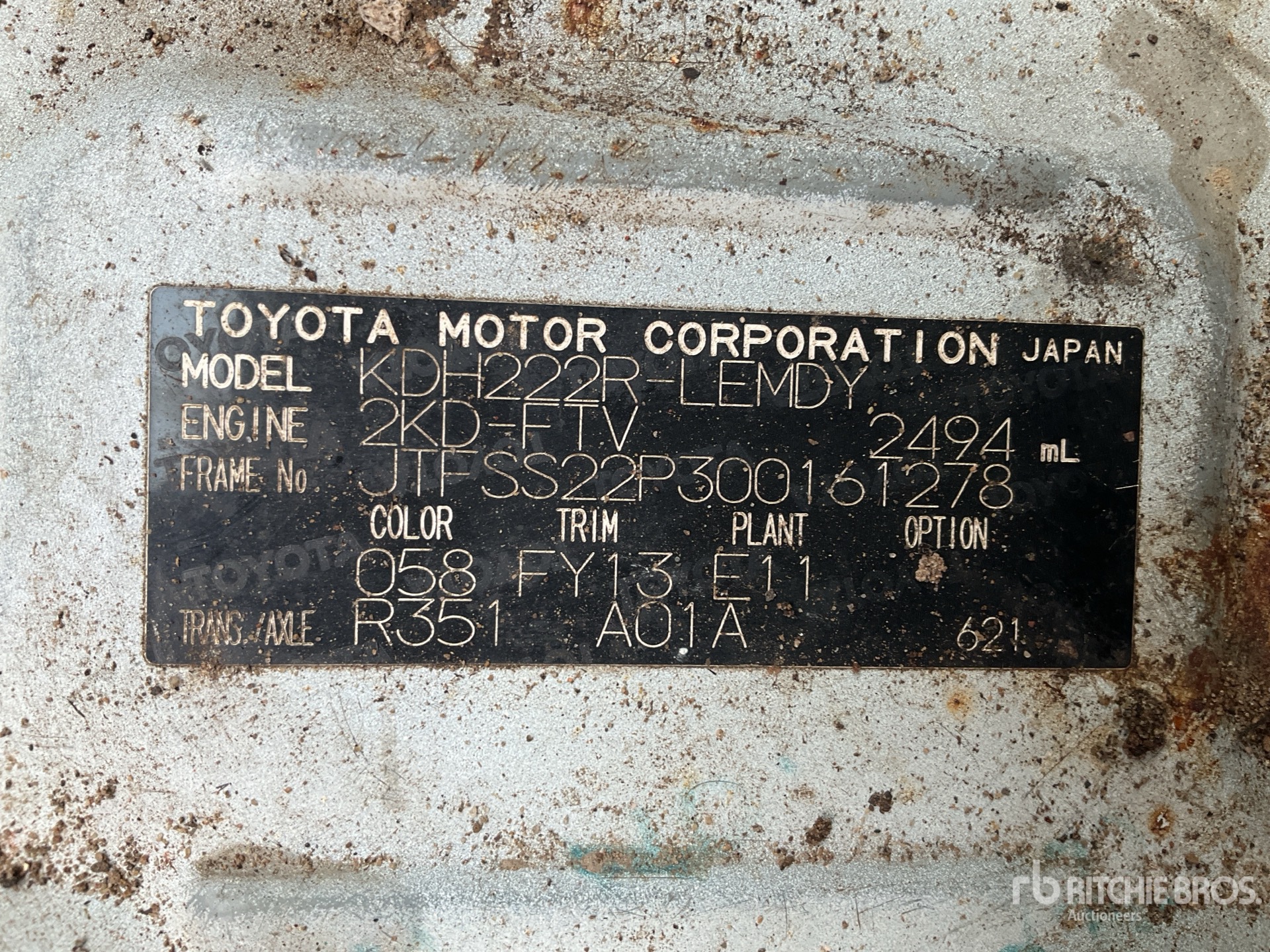 General Appearance with Seriennummer / FIN