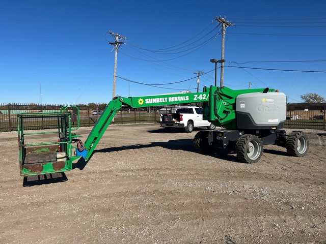 2016 Genie Z62-40 4WD Dual Fuel Articulating Boom Lift