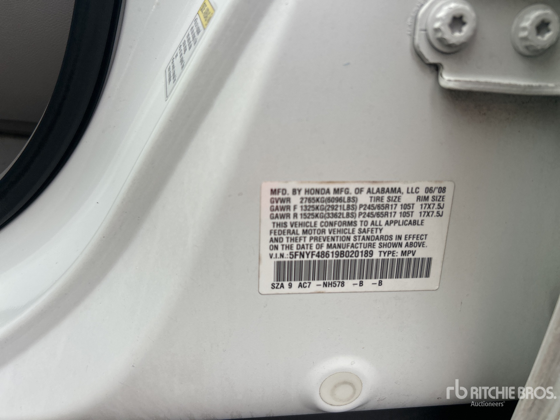 General Appearance with Seriennummer / FIN