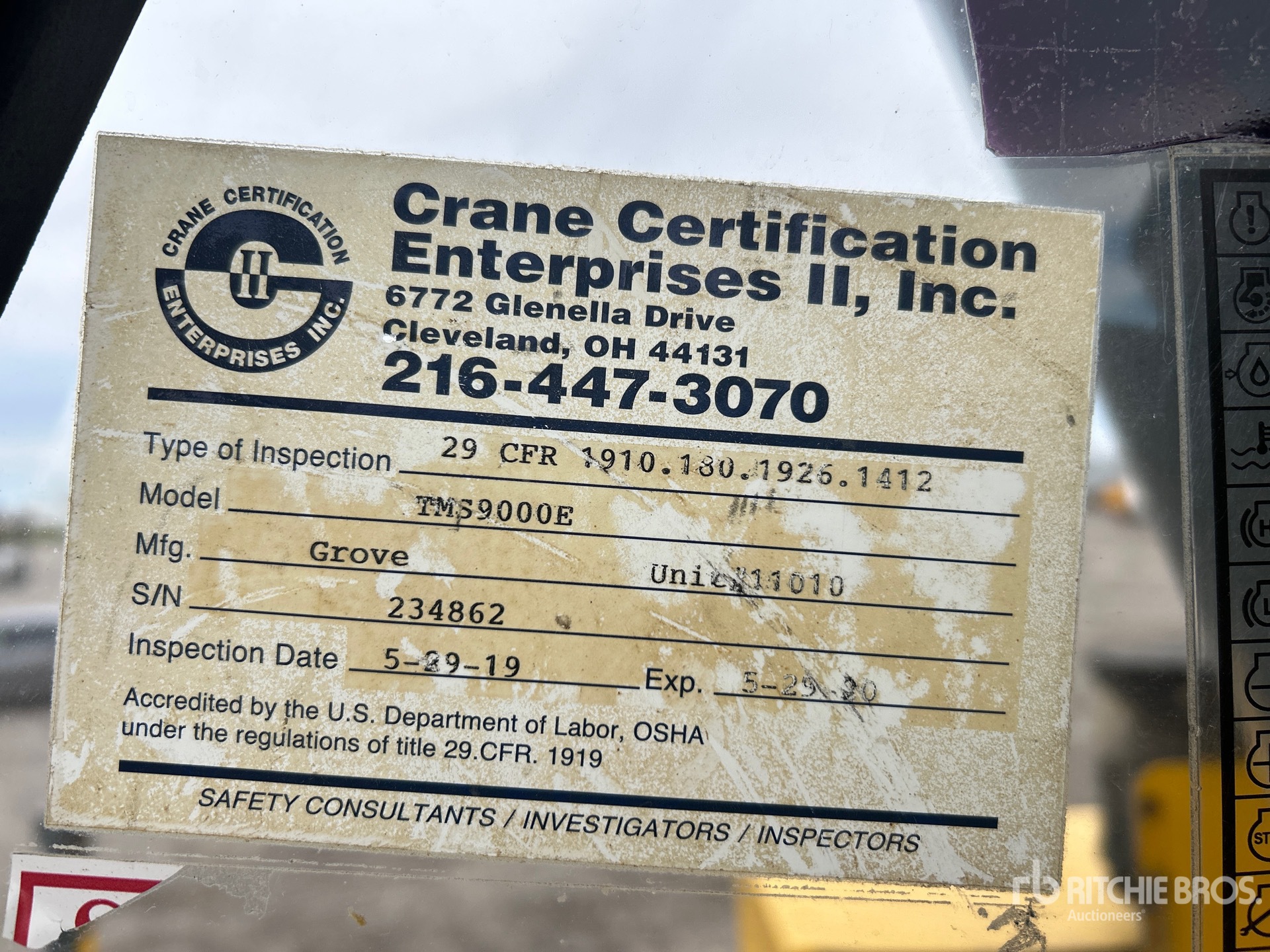General Appearance with Safety Certification Label