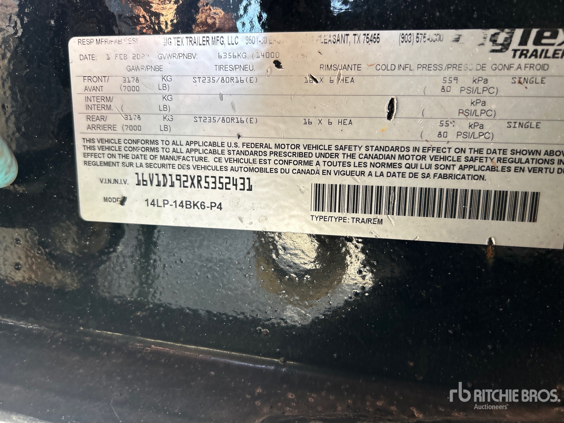 General Appearance with Seriennummer / FIN