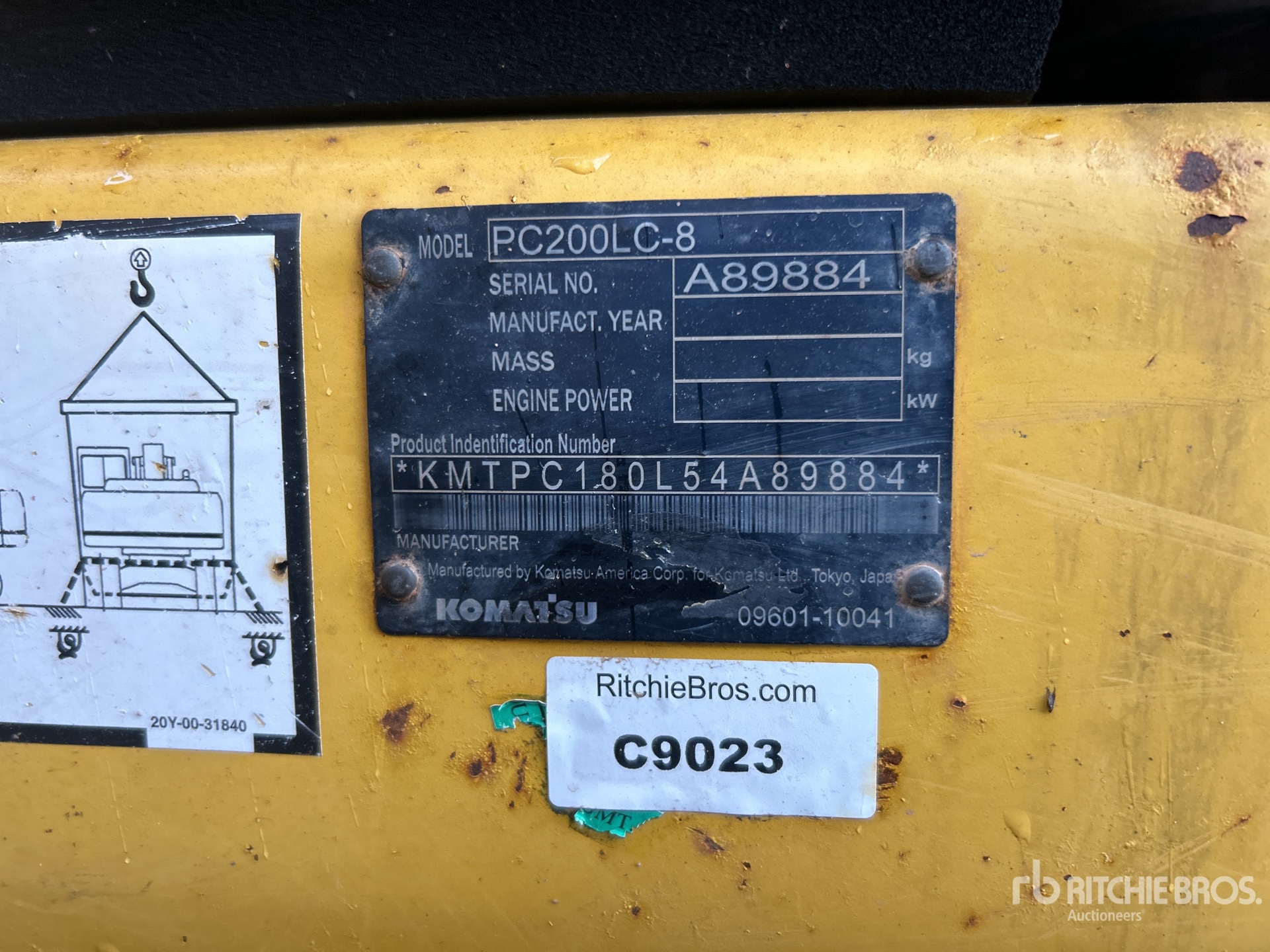 General Appearance with Numer seryjny/numer identyfikacyjny pojazdu