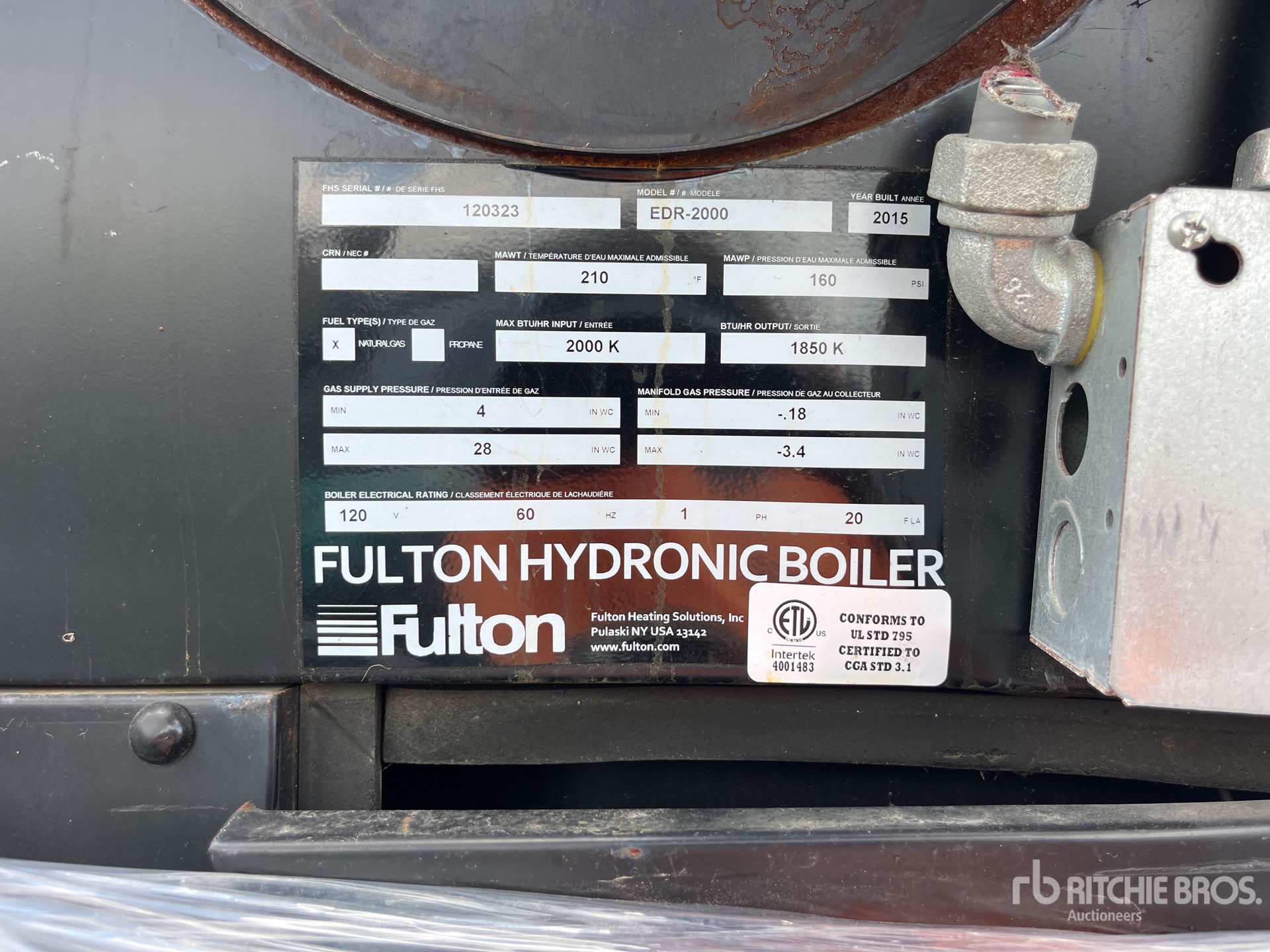 General Appearance with N.º de serie/VIN