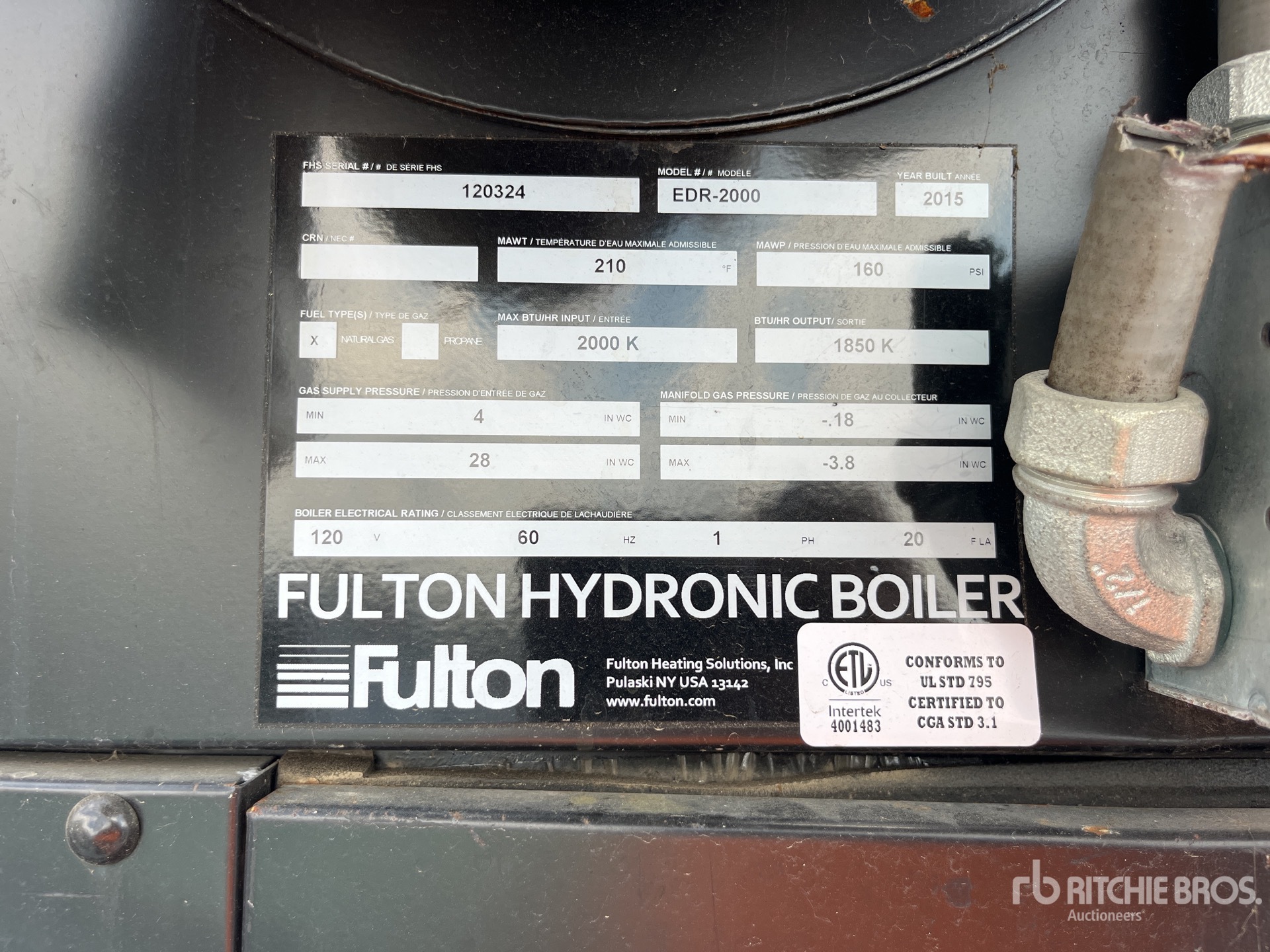 General Appearance with N.º de serie/VIN