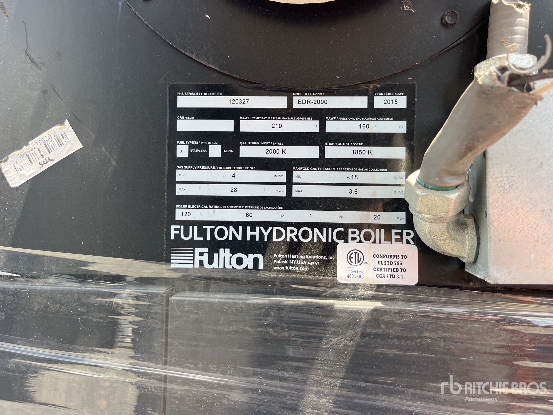 General Appearance with N.º de serie/VIN