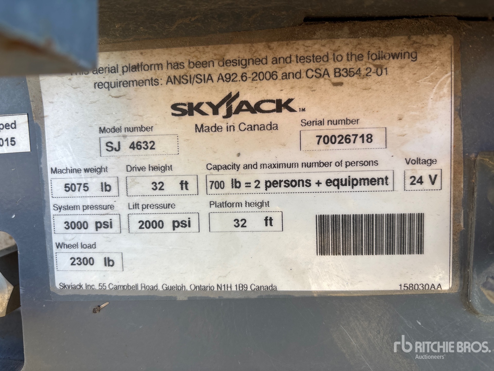 General Appearance with Numéro de série/Numéro d'identification du véhicule automobile