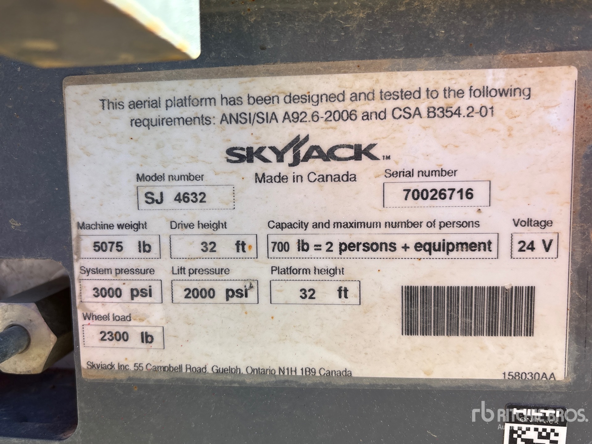 General Appearance with Numéro de série/Numéro d'identification du véhicule automobile