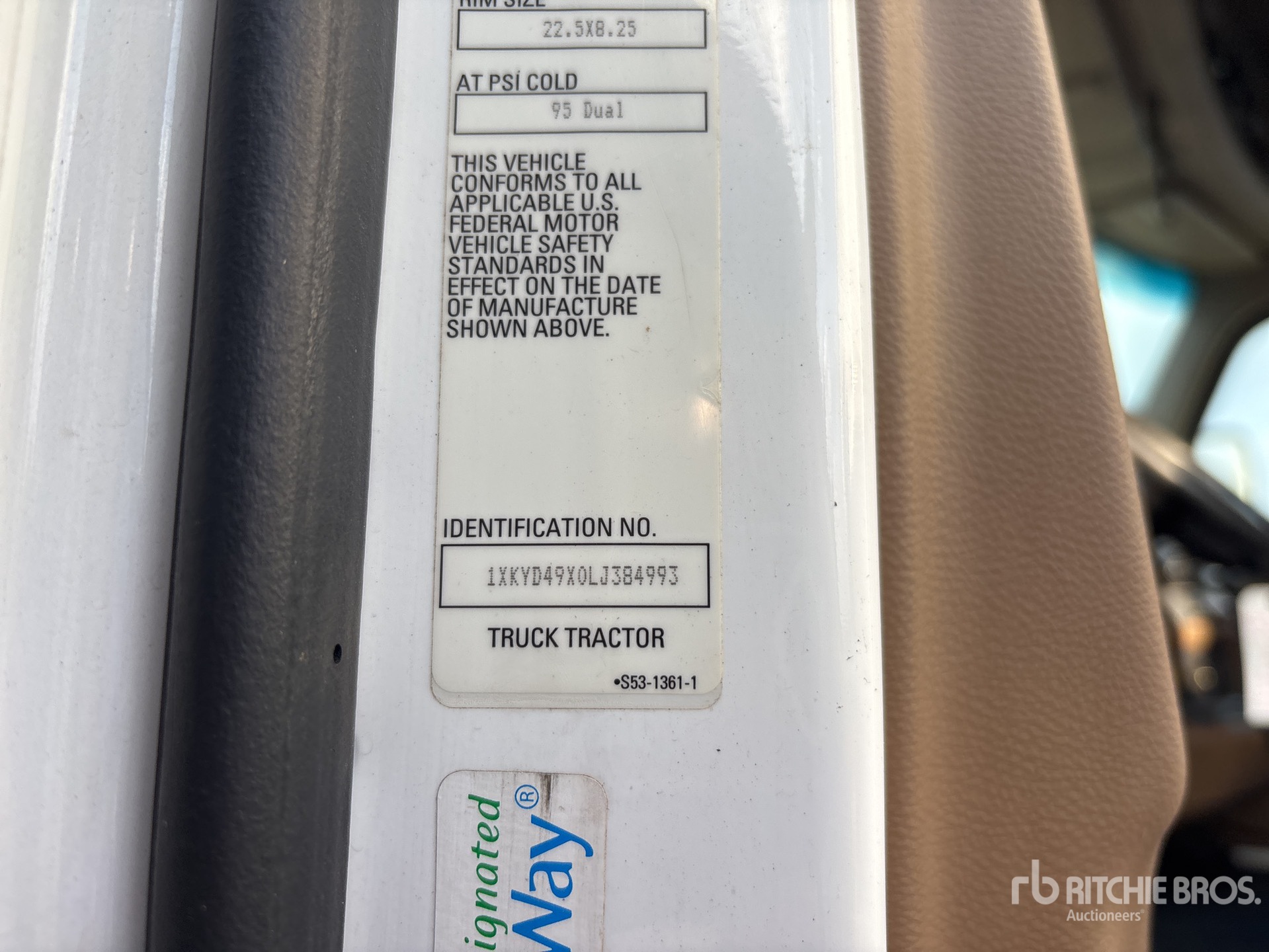 General Appearance with N.º de serie/VIN