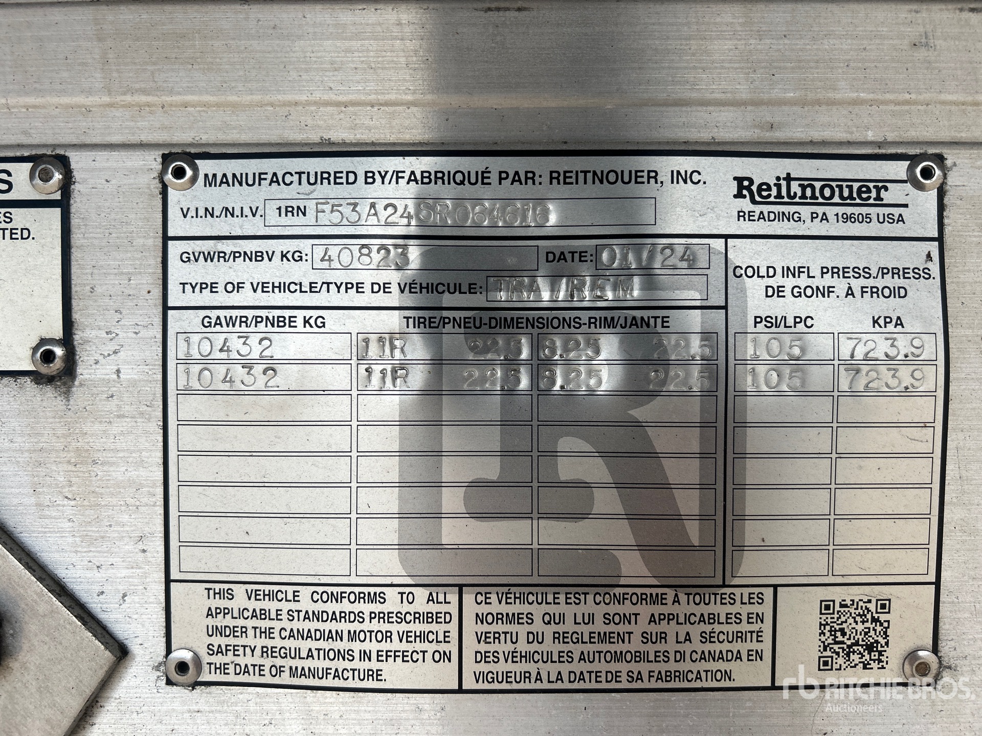 General Appearance with Seriennummer / FIN