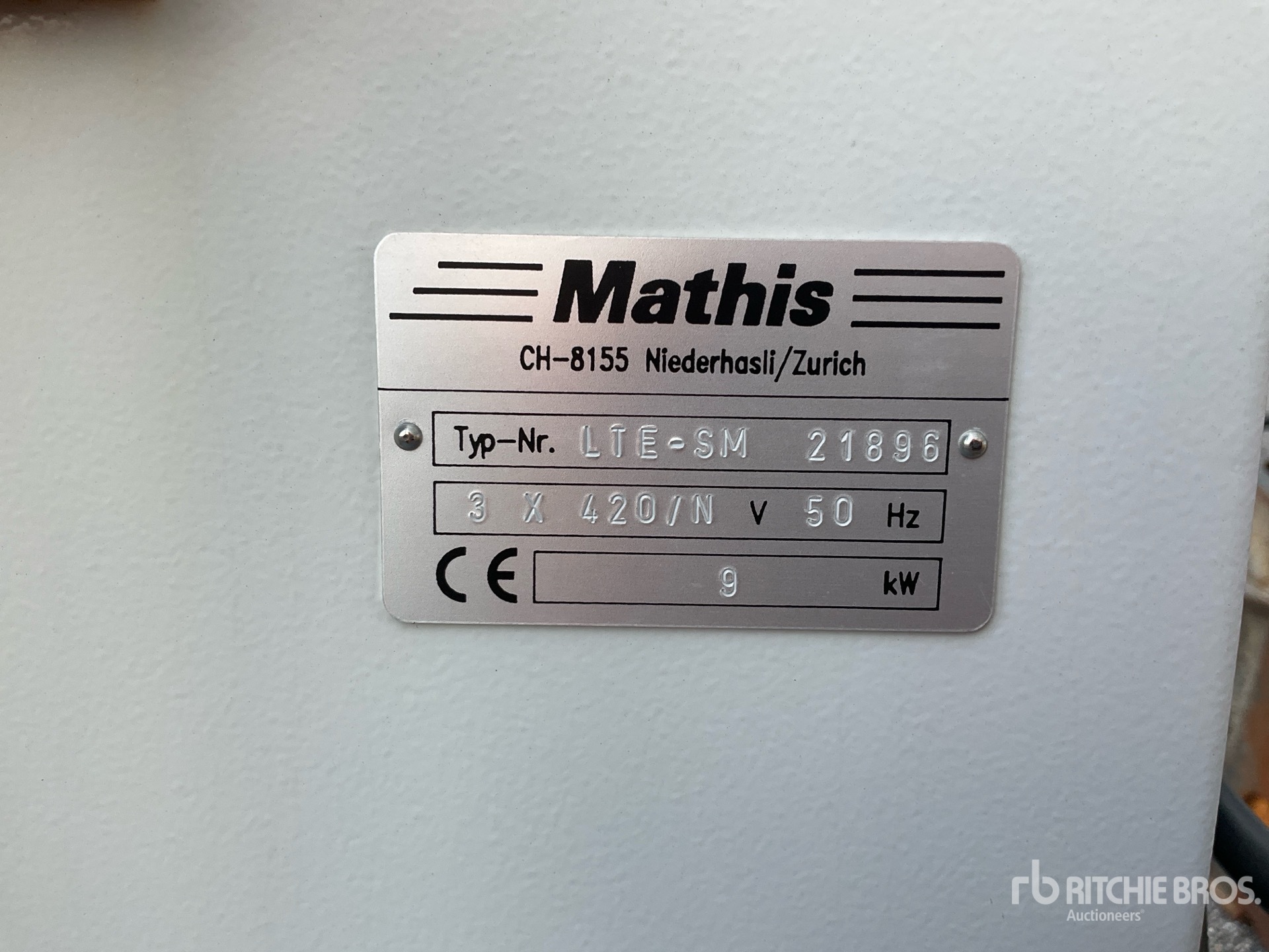 General Appearance with N.º de serie/VIN